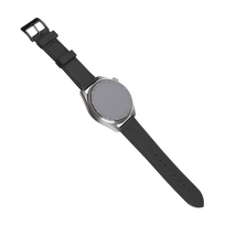 Fixed Leather Strap with Quick Release 22mm for Smartwatch | Black