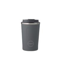 AYA&IDA Nerūdijančio plieno kelioninis puodelis 'Dark Grey' - 380 ml