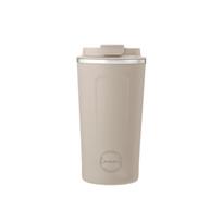 AYA&IDA Nerūdijančio plieno kelioninis puodelis 'Cream Beige' - 500 ml