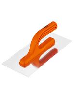 Dantyta mentele, 270 x 125 mm,  4 x 4 x 4 mm, plastikine rankena