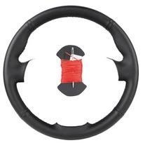 Individualizuota automobilio vairo apdaila Mazda 3 Axela 2013-2016, Mazda 6 Atenza 2014-2017, Mazda 2 2015-2017 Odinė vairo apvyniojimo juosta raudona