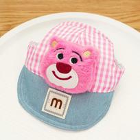 Pet dog chest strap traction rope sun hat set cat dog clothes going out cat supplies XS (bust 30cm 1-1.5kg pet)
