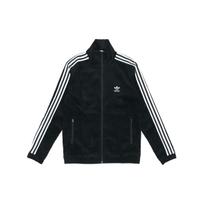 Adidas Originals Trefoil Velveteen Pilno Užtrauktuko Striukė Vyriškos Striukės Juoda ED6127 S