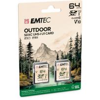 Emtec SD 64GB UHS-I U1 V10 Outdoor 2 pcs