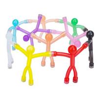 10vnt Streso mažinimo magnetas Vyriškas žaislas Spalvingas 3D vyriškas šaldytuvo magnetas Vaikams Suaugusiems Nešiojamas kelioninis sensorinis žaislas 10pcs