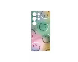 Telefono dėklas Samsung Galaxy S24 Ultra Suit Case plate Smiley Bubble Green