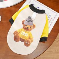 Pet Autumn and Winter Corgi Korean Edition Dog Cat Dog Clothing Cat Supplies Fleece Sweater Golden Retriever Big Dog Big Bear Corgi XS (bust 30cm 1-1.5kg pet)