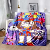 Animacinis Pomni Jax Skaitmeninio Cirko magiškas pledas, vaikiškas pledas, miegamojo, svetainės, sofos, lovos, automobilio, vaikų dovana, Decke 40x50in