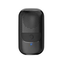 Mini nešiojamas Bluetooth garsiakalbis, prisegamas, belaidžiai nešiojami garsiakalbiai, įmontuotas ENC mikrofonas, skambinimas laisvų rankų įranga, darbui, lauke, sportui juoda