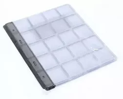 Albumo lapai monetoms GED CA21-20C 35x35mm 20 monetų |10 lapų komplektas