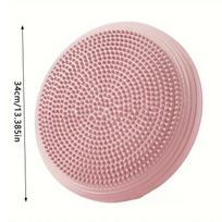Balance pad Yoga Cushion Balance Disc Tactile Sensory Disc Balance Pads with Hand Pump for Improving Posture Fitness Stability rožinė