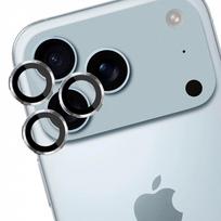 Apsauginis stikliukas kamerai "3mk Lens Pro" telefonui Apple iPhone 17 Pro / 17 Pro Max sidabrinis