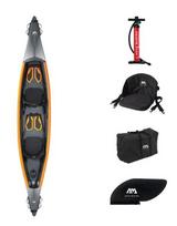 Dvivietis pripučiamas kajakas su irklu Aqua Marina Tomahawk 440x78 cm AIR-K 440