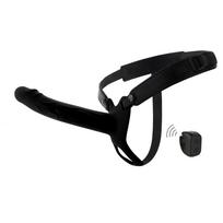 Hidden Desire Inferno 20 cm vibruojantis strap-on dildo