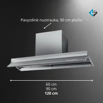 Garų surinkėjas Elica BOXIN NO DRIP IX/A/120 PRF0157280A