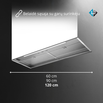 Garų surinkėjas Elica BOXIN ADVANCE @ IX/A/120 PRF0182703A