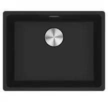Plautuvė Franke Maris MRG110-52, su užkemšamu ventiliu, spalva - onyx, tvirtinama iš apačios