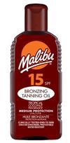 Įdegio aliejus su bronzantu Malibu SPF15, 200 ml, Malibu Bronzavimo aliejus SPF15, 200ml (VOKIETIJA)