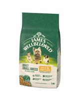 JAMES WELLBELOVED Adult 1,5 kg visavertis sausas ėdalas suaugusiems mažų veislių atstovams nuo 6 mėnesių iki 10 metų su kalakutiena ir ryžiais
