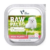 VETEXPERT Raw Paleo Pâte Mini Puppy Pork - drėgnas ėdalas šunims - 150g