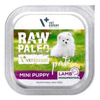 VETEXPERT Raw Paleo Pâte Mini Puppy Lamb - drėgnas ėdalas šunims - 150g