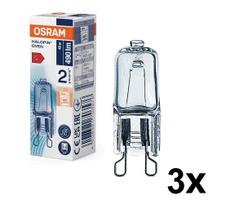 Rinkinys 3 vnt. orkaitės lemputė HALOPIN G9/40W/230V 2700K - Osram