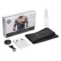 EMS Waist Abdominal Trainer Belt Muscle Stimulator Abs Muscle Toner Display Fat Burn Body Slimming Weight Loss Fitness Massage juoda