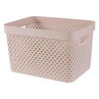 Šviesiai rožinės spalvos iš plastiko daiktadėžė 35,5x26x22 cm Pure – Curver
