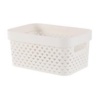 Smėlio spalvos iš plastiko daiktadėžė 26x17,5x12 cm Pure – Curver