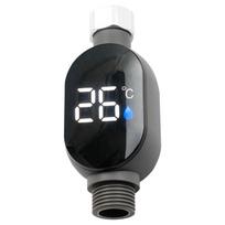 Dušo temperatūros matuoklis LED skaitmeninis ekranas Temperatūros matuoklis Buitinis vandens termometras Vandeniui atsparus vonios termostatas 1PC