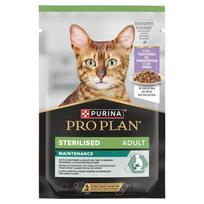 PURINA Pro Plan sterilizuotų kačių ėdalas suaugusioms katėms su kalakutiena drebučiuose, 85 g