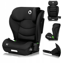 LIONELO automobilinė kėdutė NEAL I-SIZE, 100-150 cm., Black carbon