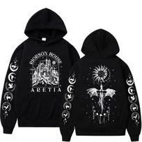 Xaden Riorson Namų Hoodies Geležinis Liepsnos Drakono Jojikas Ketvirtojo Sparno Emblema Megztinis Basgiath Karas Vyriškas Per dydį Hoodies S