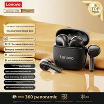 Originalios belaidės ausinės Lenovo EA166 TWS 5.4 Bluetooth ausinės HD stereo muzikai, žaidimams, sportui, vandeniui atspari laisvų rankų įranga su mikrofonu juoda