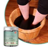 Limfodrenažinis ir liekninamasis pėdų mirkymo karoliukai, pėdų mirkymas, atpalaiduojantis vaistas 100 ml One Size black