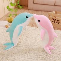 Naujiena 30cm Mielas Švelnus Rožinis Delfino Pliušinis Žaislas Jūrų Gyvūnai Kimšti Žaislai Vaikų Žaislai Sofos Pagalvė Pagalvėlė Namų Dekoras Dovana 30cm rožinė