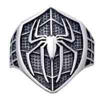 Spider opening adjustable ring for men and women, fashionable and personalized retro handmade gift adjustable opening