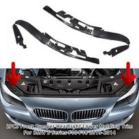 2 vnt. Priekinio buferio žibinto apatinės apdailos juostelės BMW 5 serijai F10 F18 10-14