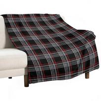 Gti Tartan Antklodė minkšta pliušinė pledas Cosplay Anime Kalėdinės dovanos Retro antklodės užmetama antklodė Antklodės lovoms 30x40in