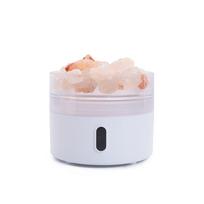 Crystal Stone Usb Aroma eterinių aliejų difuzorius drėkintuvas su šilta lempa buitinės technikos elektrinė aromaterapinė rūko gaminimo mašina balta