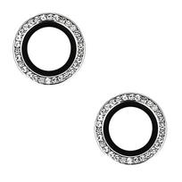 Apsauginis stiklas HARD DIAMOND (LENS) skirtas Apple iPhone 14/14 Plus/16e srebrne (2vnt)