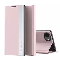 Sleep dėklas Pro skirtas Apple iPhone 16e su flap and stand – rožinės spalvos