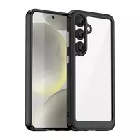 Outer Space dėklas skirtas Samsung Galaxy S25 Edge dėklas su Flexible Frame – juodos spalvos