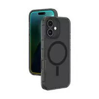 AmazingThing Titan Pro Mag dėklas su Magnetic Ring skirtas Apple iPhone 16 – juodos spalvos