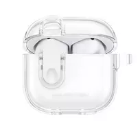 AmazingThing Minimal dėklas skirtas AirPods 4 – skaidrus