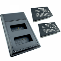 Canon LP-E12 akumuliatorius 1800 mAh + greitasis LED pakrovėjas
