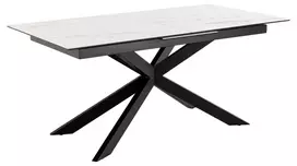 Prailginamas valgomo stalas Irwine, Keramikos stalviršis 168/210x90x76 cm