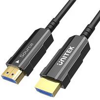 Unitek Kabel optyczny HDMI 2.0 AOC 4K 60Hz 50 m C11072BK-50M