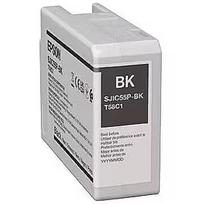 Epson SJIC55(BK): INK CARTRIDGE FOR COLORWORKS CW-D6500/D6000 (BLACK C13T58C140