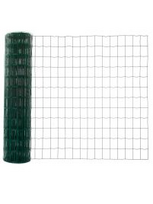 Tvoros tinklas, virintas, 1500 mm, 75x100 mm, ø2,2 mm, 25 m, ZN+RAL6005 (žolės žalia)